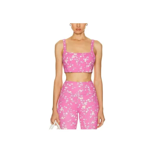 LOVESHACKFANCY Майка Женская Розовая