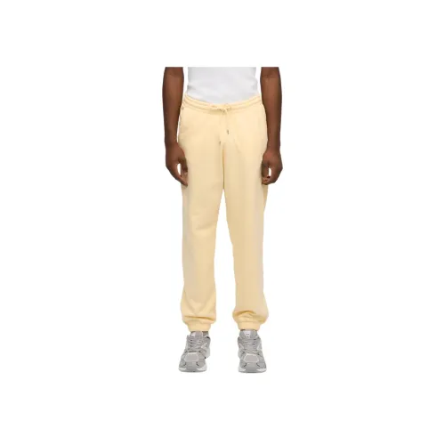 Colorful Standard Мягкий Желтый Мужские Вязаные Спортивные Штаны
