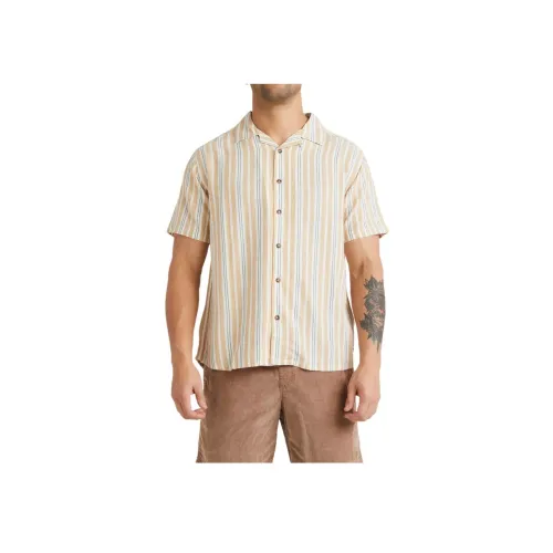 RVCA Коричневый Мужские Рубашки