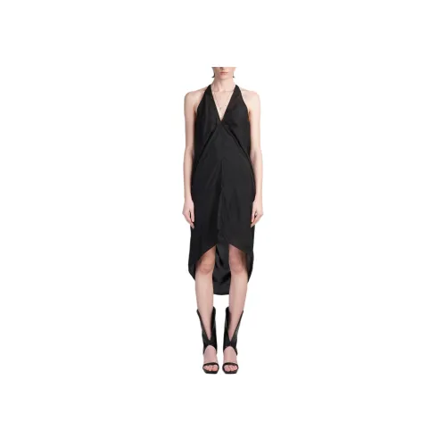 RICK OWENS Черные Женские Платья без рукавов