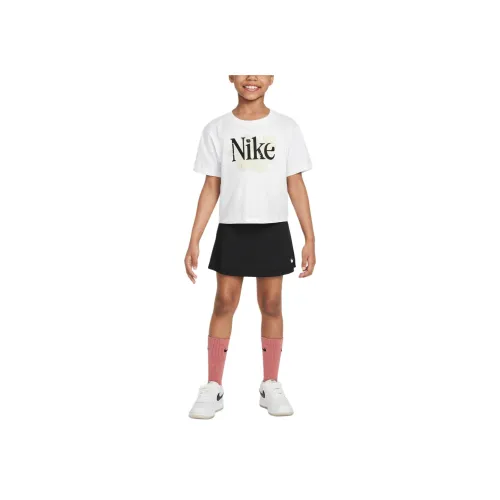 Детский комплект Nike Dri Fit 010 черного цвета для детей 3-7 лет с юбкой