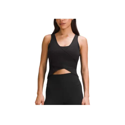 lululemon IT'S A Галстук Майка Спортивная одежда Женская Черная