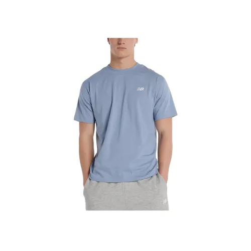 New Balance совместный бренд Sport Essentials хлопок T-рубашка T-рубашка мужская синяя