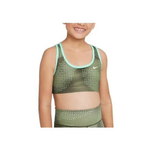 NIKE Оливковый Kids Бандо / Бюстгальтеры / Спортивные бюстгальтеры