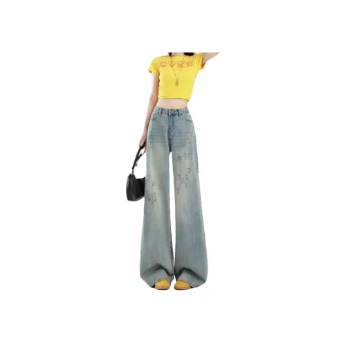 FOREVER 21 Джинсы Женские Светло-Синий