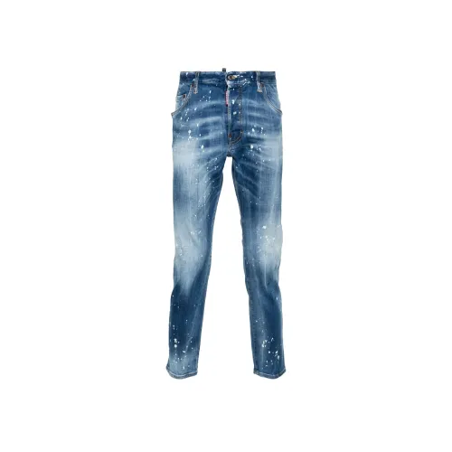 DSQUARED 2 SS24 Джинсы Мужские Средне-Синий