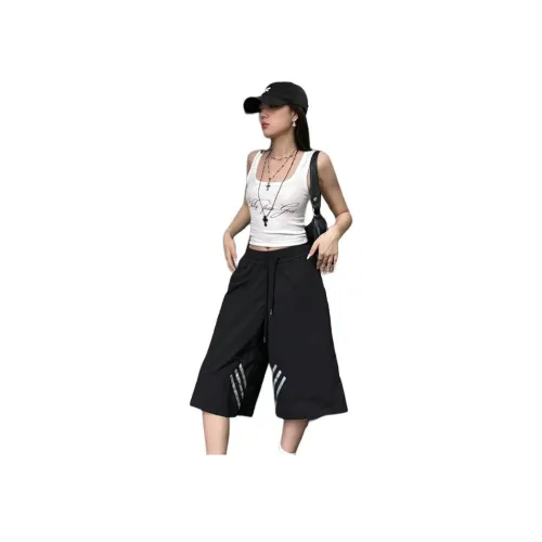 MUCCHIC Черные Женские Повседневные Шорты