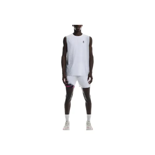 On Court White | Dark Gray Men's Tank Tops