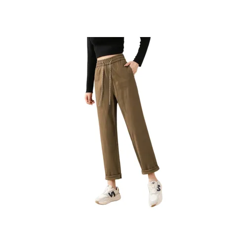 TERRE BLEUE Повседневные брюки Женские Кофе