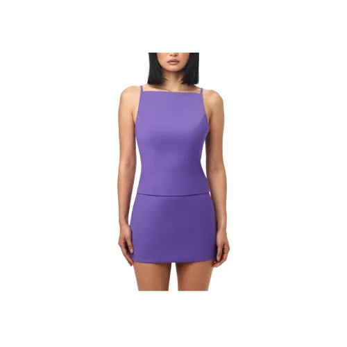 NAKED WARDROBE Фиолетовые Женские Майки