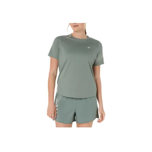 ASICS Monument Синий Женские T-рубашки