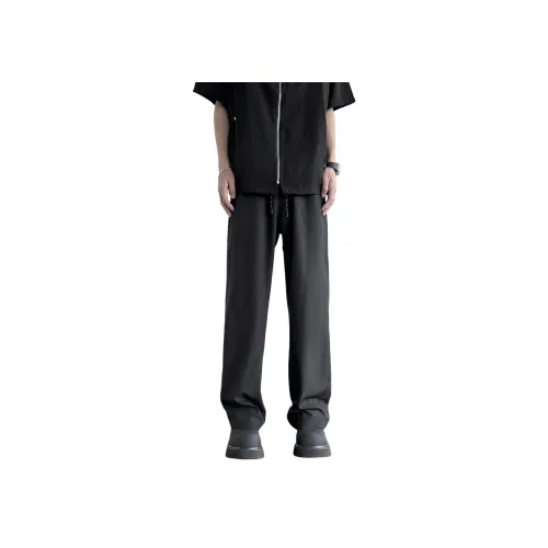 HAKEHANBEI Черные унисекс повседневные брюки