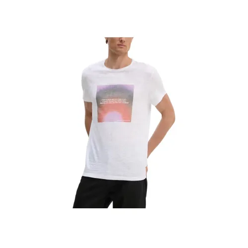 Zadig & Voltaire Белая Мужская T-Рубашка