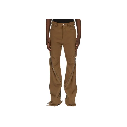 RICK OWENS совместный бренд RO FW24 Джинсы Мужской Бобовый