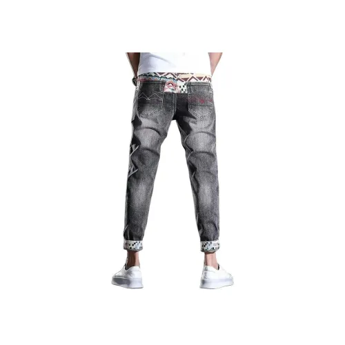 PWUE Серые Унисекс Джинсы