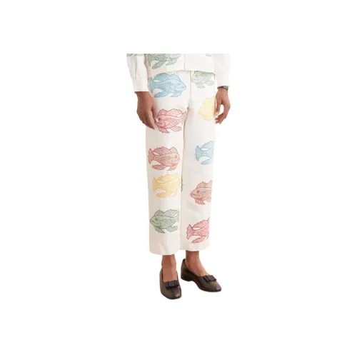 BODE Белый Мужской Джинсы