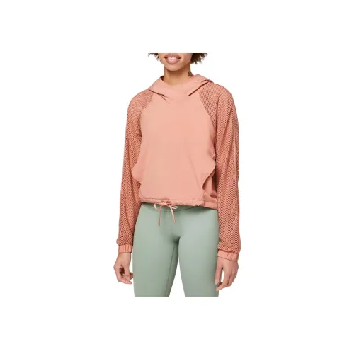 lululemon Catch A Breeze Толстовка Женская Оранжевая Розовая