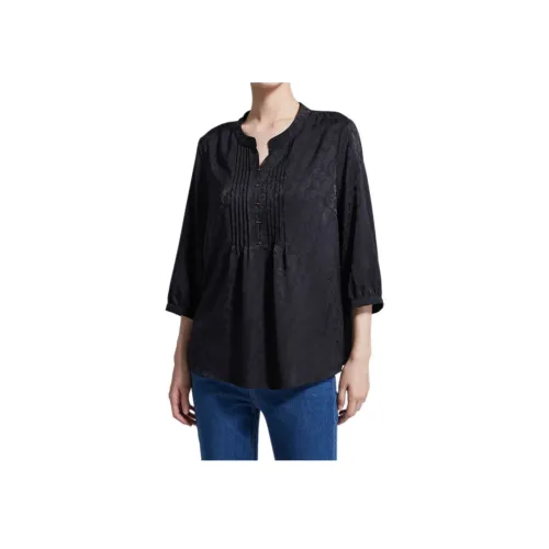 Badgley Mischka Рубашка Женская Черная