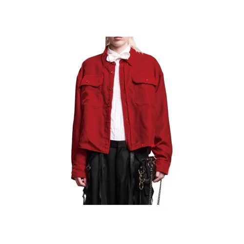 R13 FW23 Куртки и пальто Женские Красный