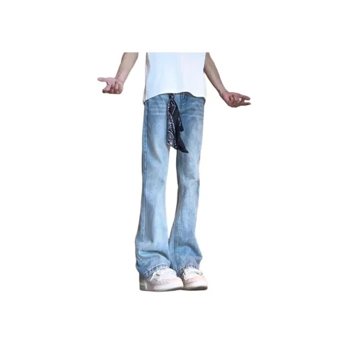 GENT LORE Светло-синие унисекс джинсы