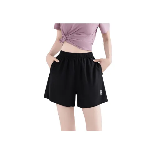 Барби Черные Женские Спортивные Шорты