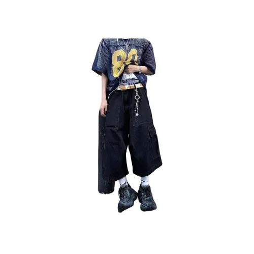 TUCANO Черные Унисекс Джинсовые Шорты