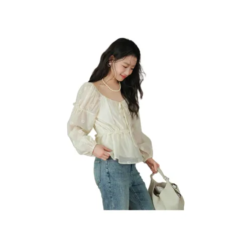 MISHOW Абрикос Рубашка Женская Рубашка