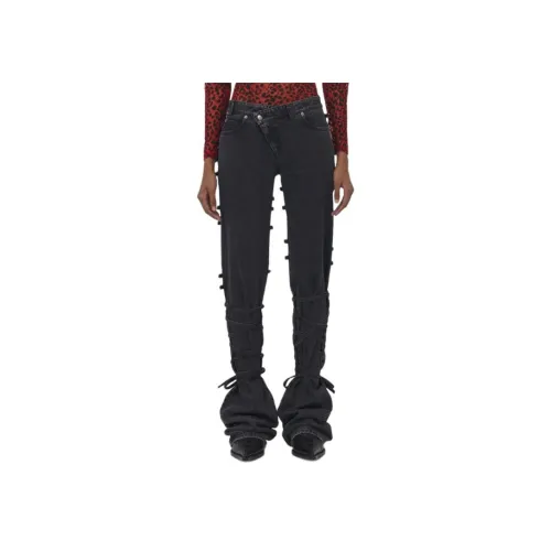 Alexander McQueen Черные Женские Джинсы