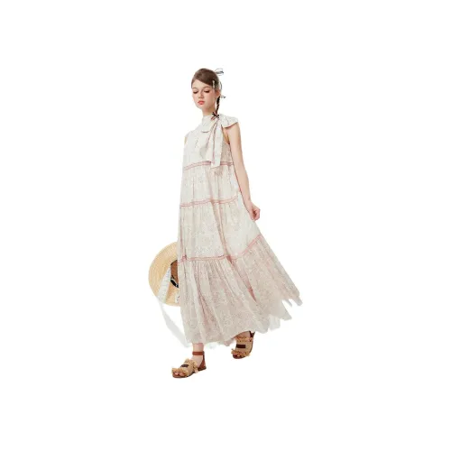 JORYAweekend Без рукавов Платье Женское Розовое