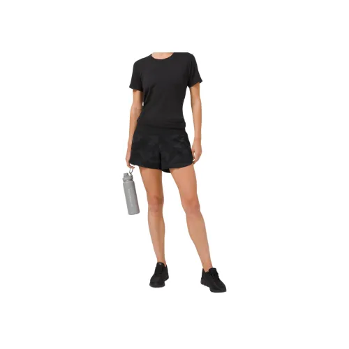 Lululemon Speed Up Спортивные шорты Женские Камуфляж Темно-серый Черный