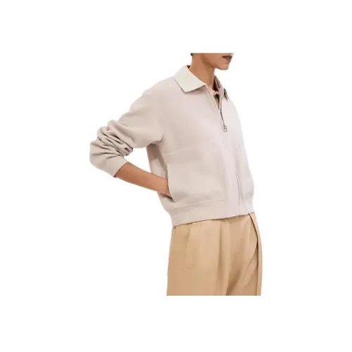 HERMES Экрю Женские Куртки