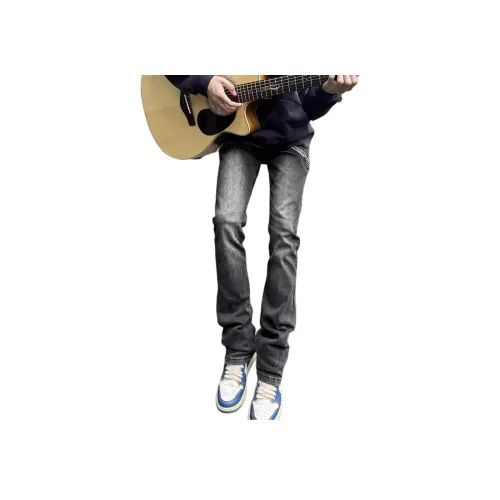 City Hipster Джинсы Унисекс Черный Серый