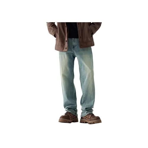 SONGS ALONG Джинсы Мужские Турецкие Синий