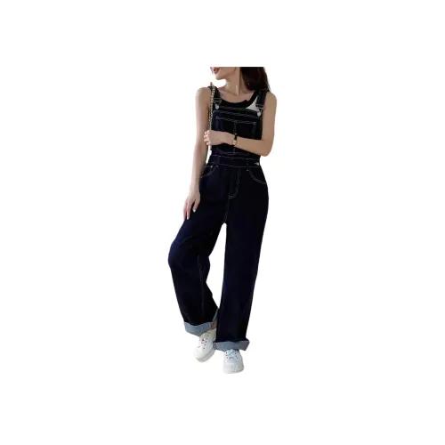 NANING9 Комбинезоны Женские Темно-синий