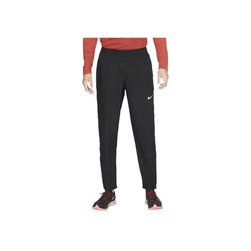 nike Dri Fit Мужские Ткани вязаные Беговые Штаны Спортивные Брюки Мужские Черные