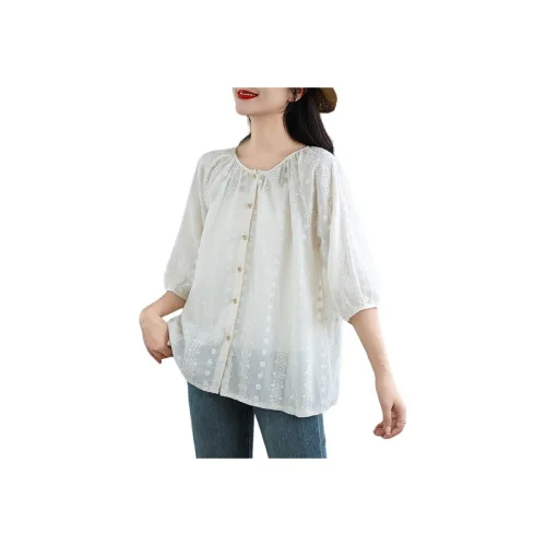 MUCCHIC Белые Женские Рубашки