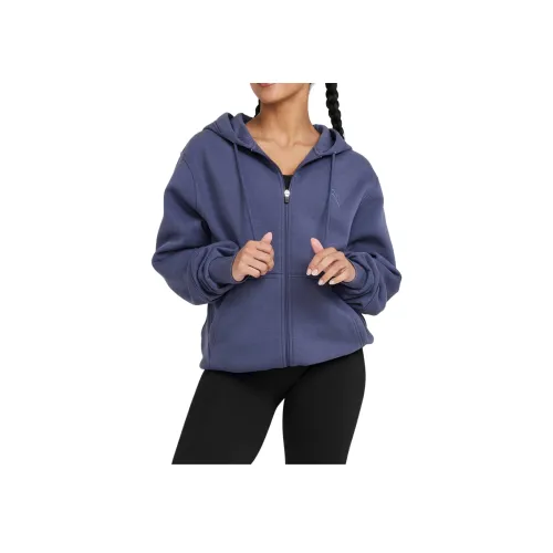 ONER ACTIVE Классический Lounge OVERSIZED Zip Through Hoodie Толстовка Женская Темно-синий