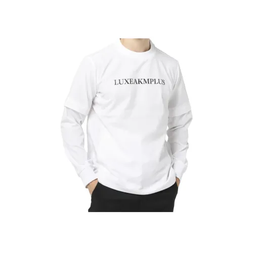 Luxeakmplus Белый Мужской T-Рубашки