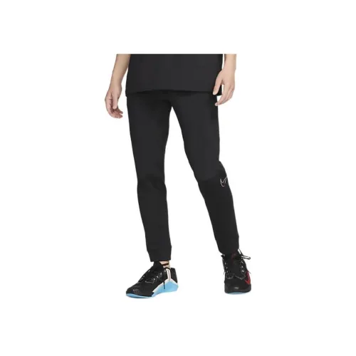 Nike Черные Мужские Вязаные Тренировочные Штаны