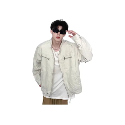 WHELVE Белый Унисекс Джинсовые куртки