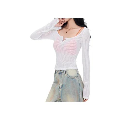 NHZN Белые Женские Футболки