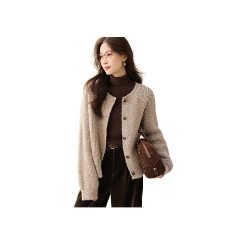 MOHANYIMEI Кофе Женские Свитера