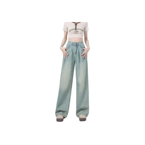 YEARNED Светло-синие женские джинсы