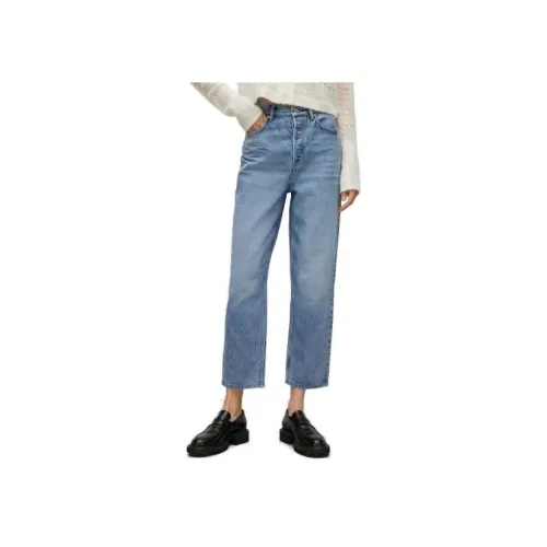 ALLSAINTS Синие Женские Джинсы