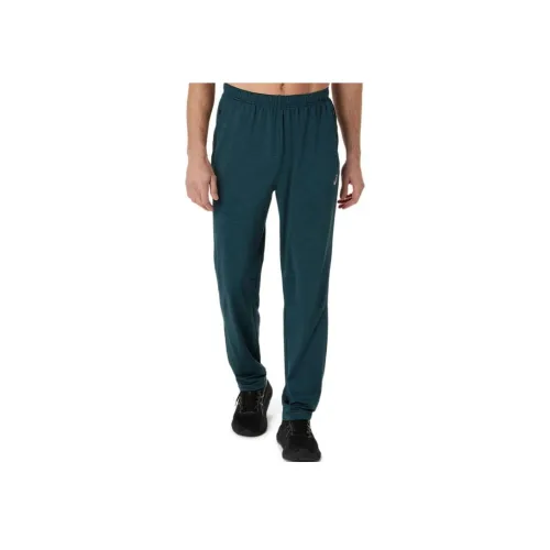Asics FP PANT Вязаные Тренировочные Брюки Мужские Saxon Зеленый Космос Окрашенные