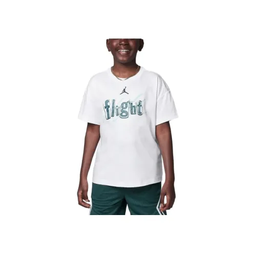 NIKE Белая школьная рубашка с коротким рукавом