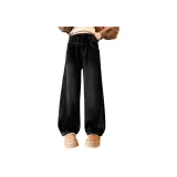 Черный (с флисовой подкладкой и утепленный)