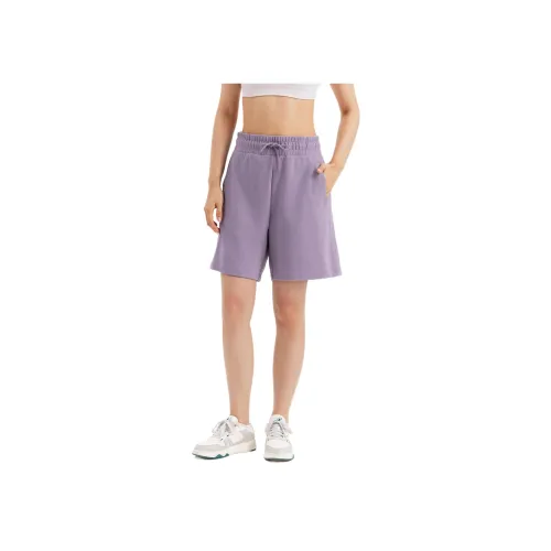 DECATHLON Дымчато-лиловый Женские спортивные шорты