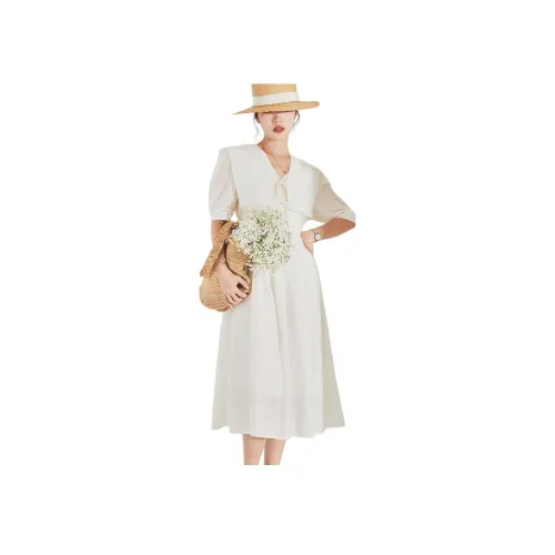 ZIMO Короткий рукав Платье Женское