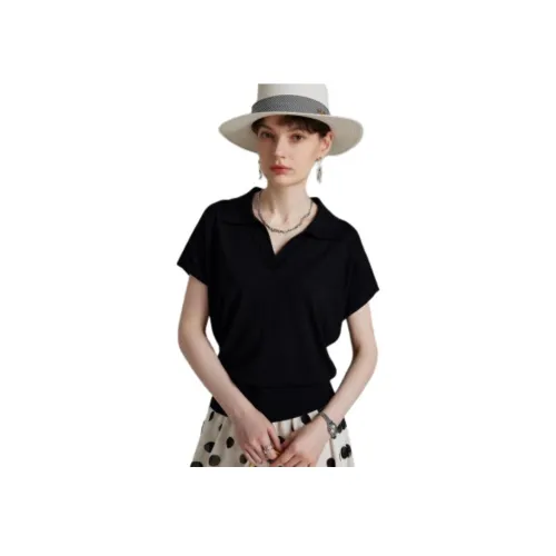 Fog Обычный T-Рубашка Женская Черного Тона